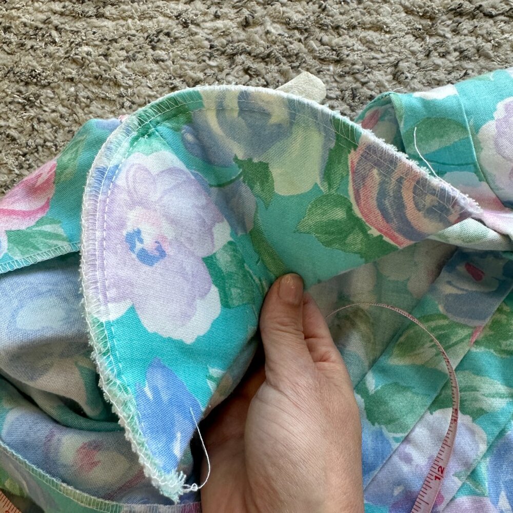 Vintage Impromptu Floral Wrap Dress Medium - Picture 5 of 10